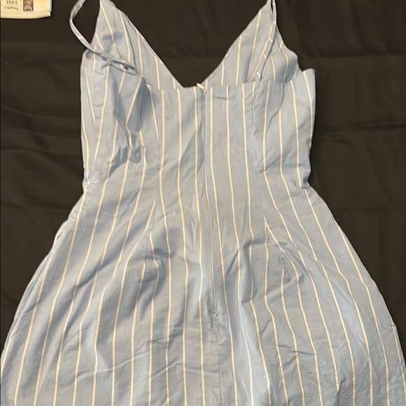 Multicolored Striped Knee-Length Sundress - Picture 3 of 3